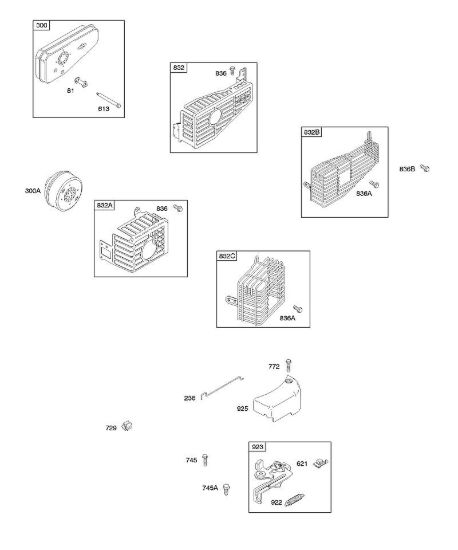 C - Freno, sistema di scarico B&S - 10 €¦ 10D902-0136-B1 brand Stihl